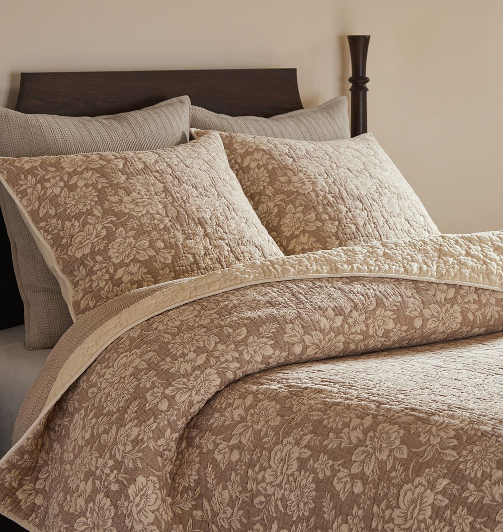 Maggie Floral Jacquard Quilt & Shams by Rejuvenation