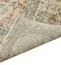 Vintage Allover Handknotted Cream and Peach Wool Rug - 10' x 6'8"