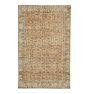 Vintage Allover Handknotted Peach Wool Rug - 10'3" x 6'5"