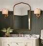 Rhone Sconce, Fabric Shades