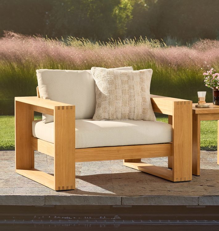 Polson Teak Outdoor Sofa | Rejuvenation