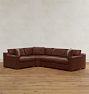 Sublimity Leather 3-Piece Arm Sofa with Wedge Corner