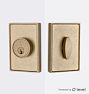 Maverick Deadbolt, Level Lock - Champagne Bronze
