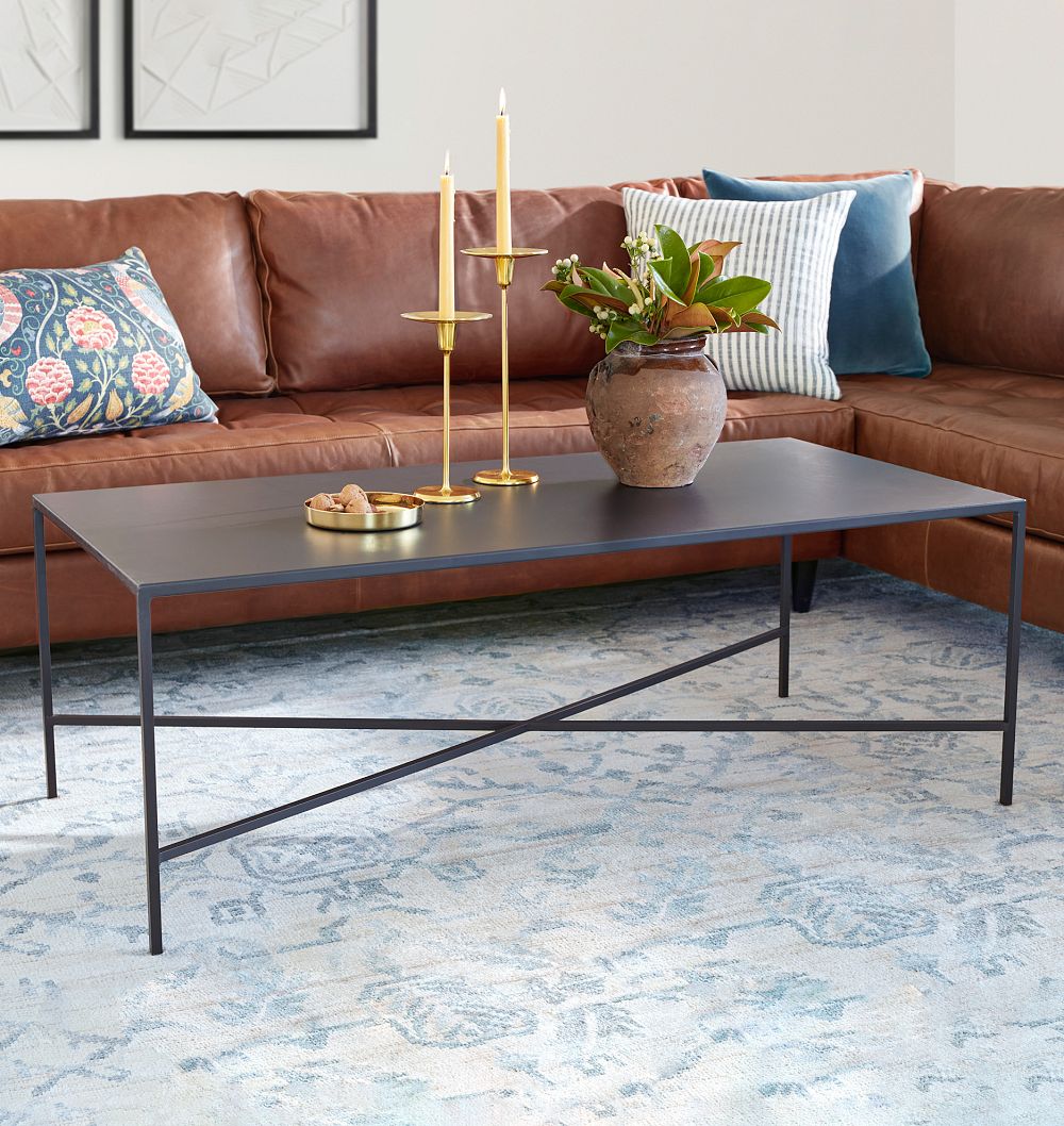 Burton Metal Coffee Table by Rejuvenation