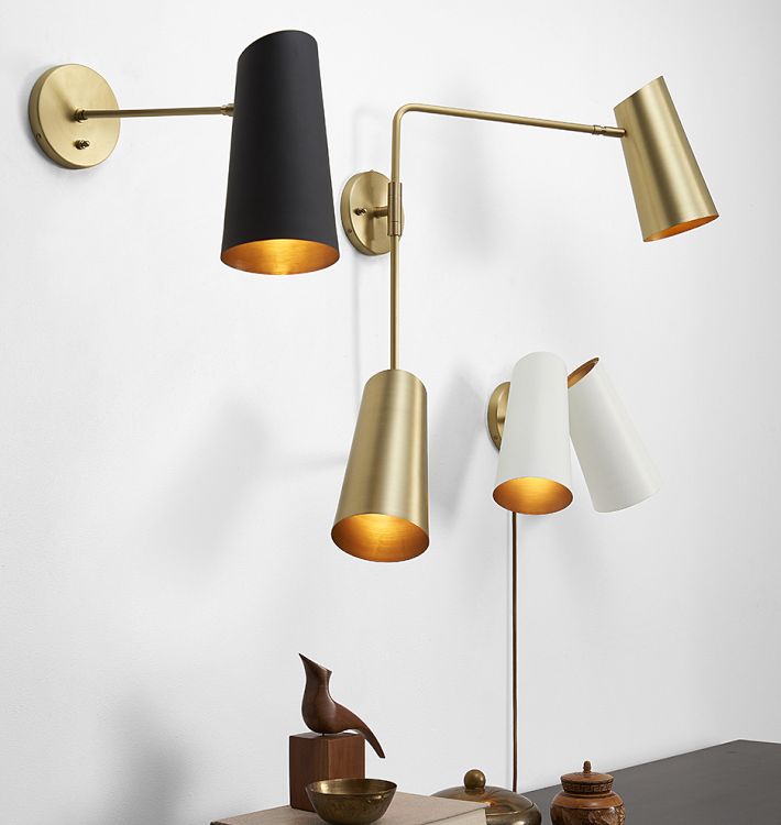 Cypress Double Plug-In Sconce | Rejuvenation