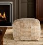 Interlaced Woven Pouf