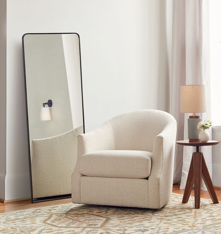 Oversized Metal Framed Floor Mirror | Rejuvenation