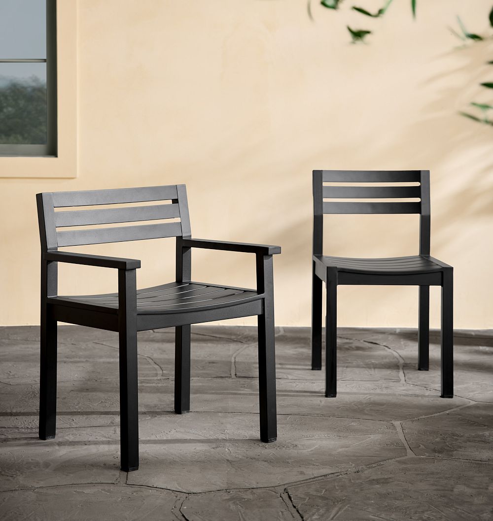 Polson Metal Outdoor Dining Chair by Rejuvenation