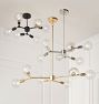 Salem 23" Bare-Bulb Chandelier