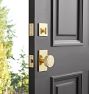 Trask Rectangular Interior Door Hardware Tube Latch Set With Knob