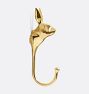 Animal Cast Brass Hook