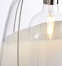 Haleigh 8" Pendant, Glass Shade