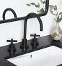 Tiburon Cross Handle Widespread Bathroom Faucet