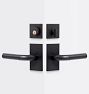 Tumalo Rectangular Interior Door Hardware Tube Latch Set With Lever