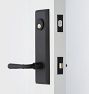 Putman Classic Lever / Lever Exterior Door Hardware Tube Latch Set