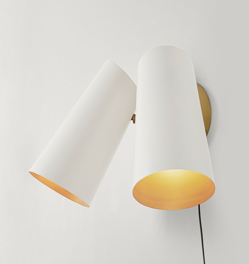 Cypress Double Plug-In Sconce by Rejuvenation