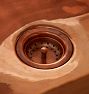 Kahlo Tiered Rose Gold Single Kitchen Sink &amp; Drain
