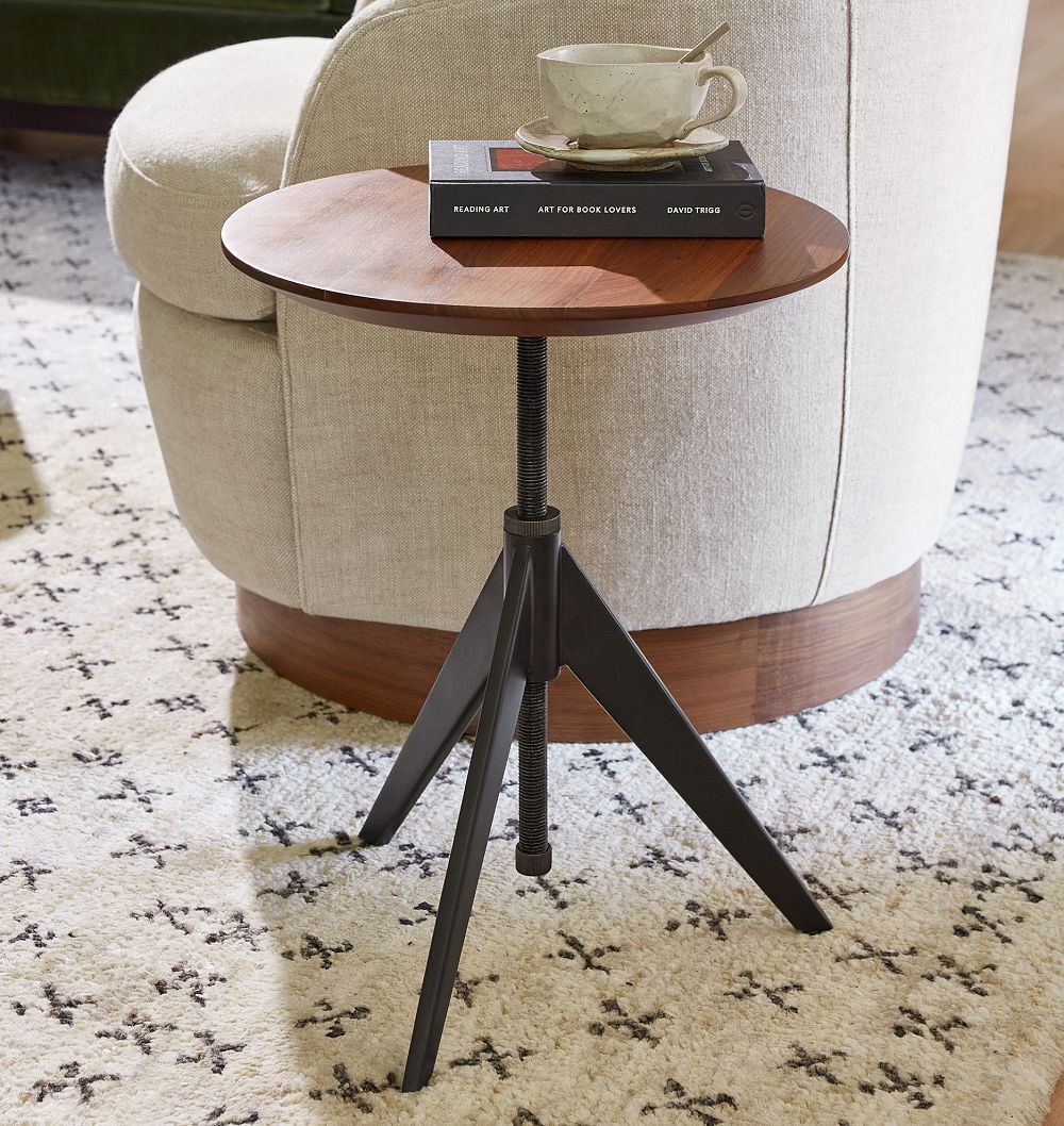 Nye Adjustable Side Table by Rejuvenation