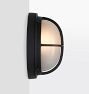 Seabeck 9" Dome-Caged Round Bulkhead Sconce