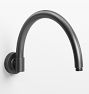 12" Wall Mount Arched Shower Arm