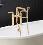 Descanso Deck Mounted Tub Filler With Handshower