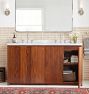 Valley 60" Walnut Double Vanity