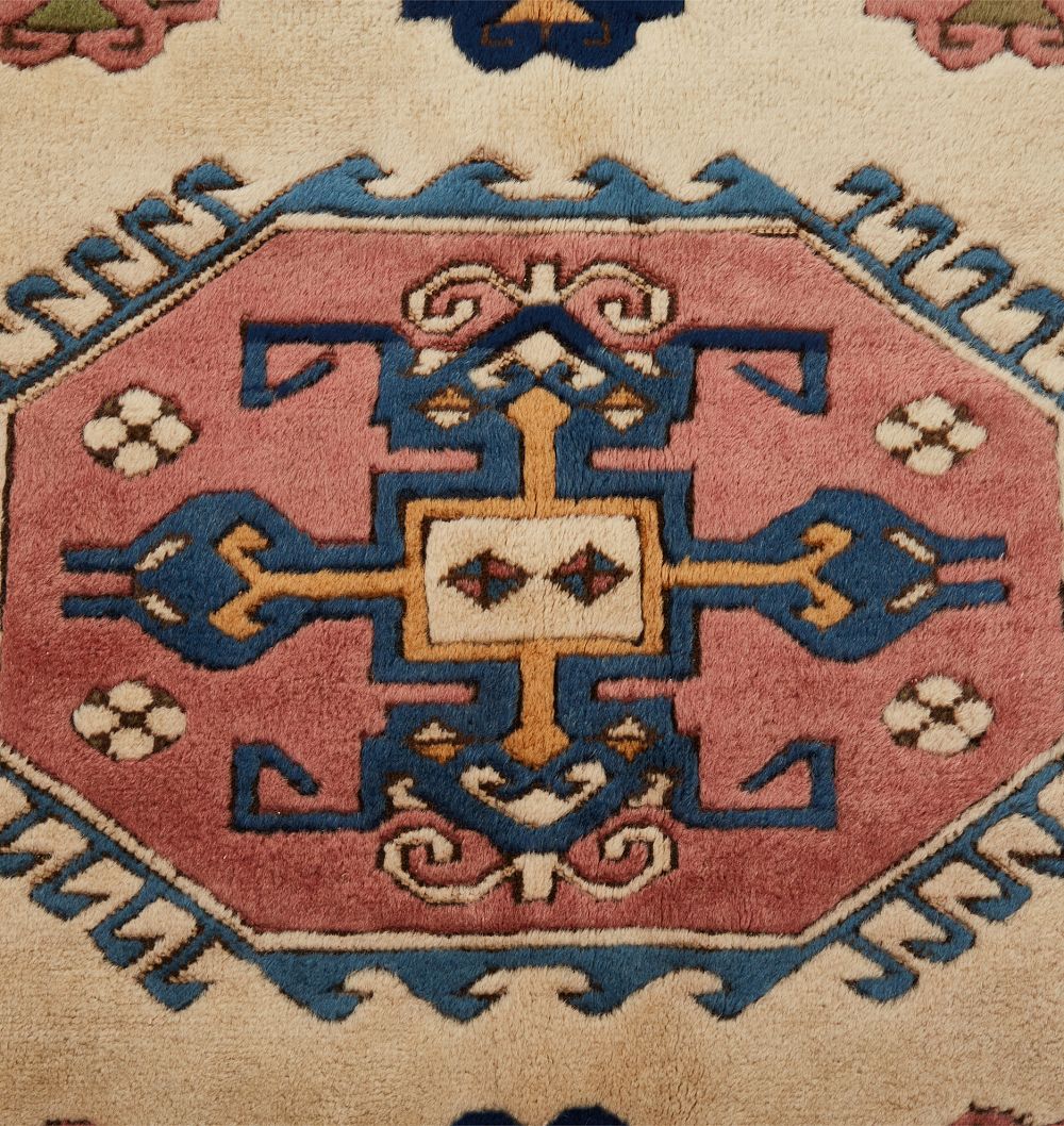 Vintage Hand-Knotted Turkish Rug - 5' x 8' by Rejuvenation