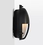 Seabeck 9" Half-Lid Caged Round Bulkhead Sconce