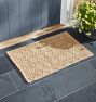 Woven Diamond Jute Doormat