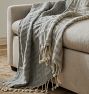Jacquard Reversible Organic Cotton Throw