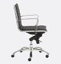 Dirk Low Back Swivel Office Armchair
