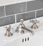 Rollins Cross Handle Widespread Bathroom Faucet