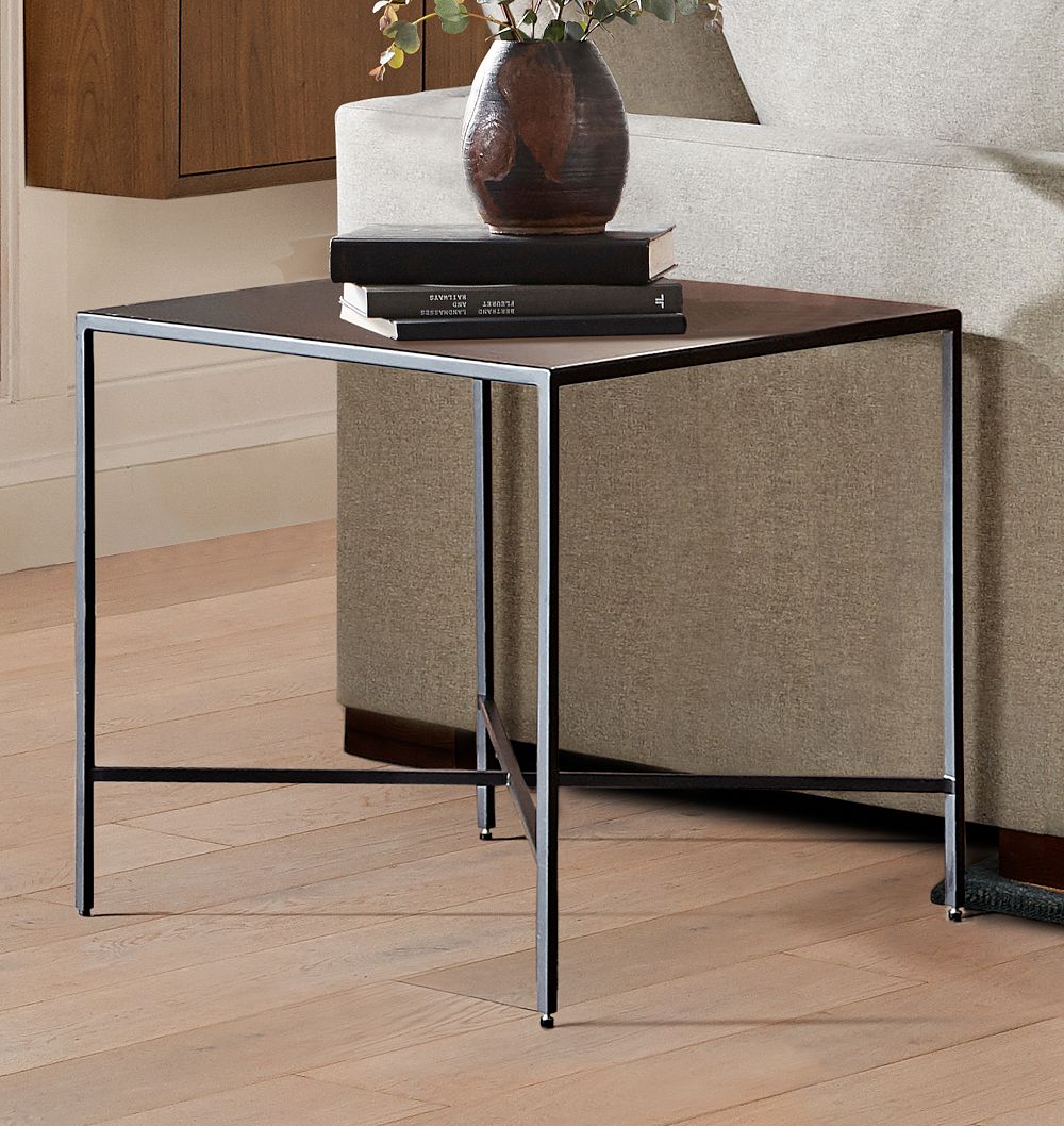 Burton Metal Side Table by Rejuvenation