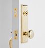 Putman Knob Exterior Door Hardware Tube Latch Set
