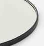 Round Metal Framed Mirror