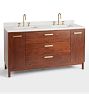 Warrenton Walnut Double Vanity