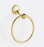 Ellis Towel Ring, Aged Brass