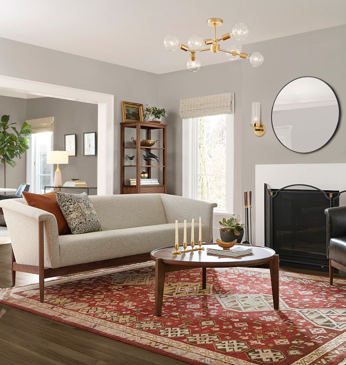 Salem Bare-Bulb Semi-Flush Mount | Rejuvenation