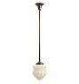 Pendant with Vintage Pressed Glass Classical Revival Shade