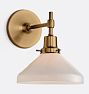 Eastmoreland 2-1/4" Fitter Sconce, Heritage Brass - Eastmoreland 2 1/4in fitter Cone OP - OPAL