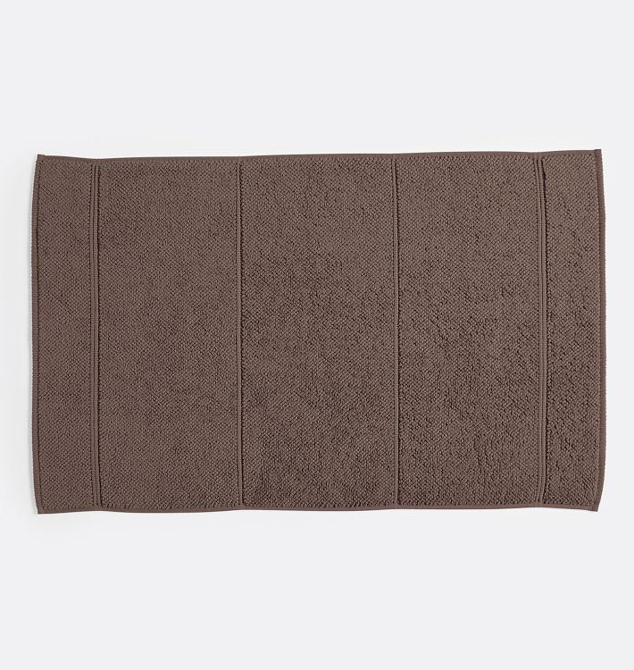 Organic Cotton Bath Mat - Espresso
