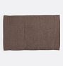 Organic Cotton Bath Mat, Espresso