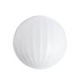 Cased White Glass Doric Globe Shade, 8" - Cased White