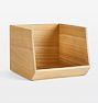 Paulownia Wood Bin - 8-1/5" x 11-1/2" x 10"