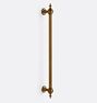 Ellis Appliance Pull, 12" - Heritage Brass