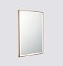Barnard LED Mirror, 24" x 36" - Brushed Bronze