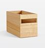 Paulownia Wood Bin - 5" x 10" x 6-1/4"