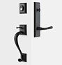 Coleman Classic Lever Exterior Door Hardware Tube Latch Set, Oil-Rubbed Bronze Right 2.375"