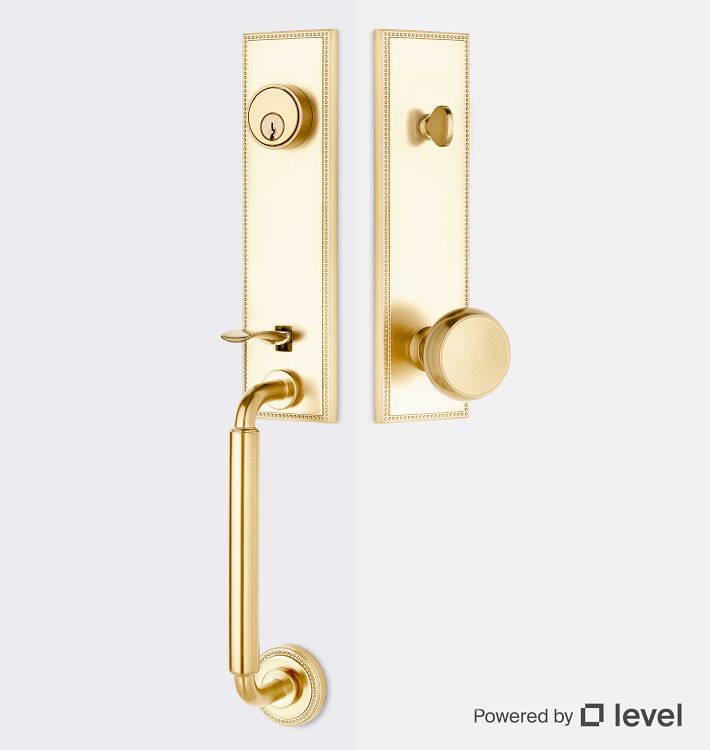 Lachlan Exterior Door Hardware Tube Latch Set | Rejuvenation