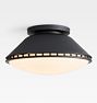 Leeland LED Flush Mount, 16" - Black Oxide Stainless Steel